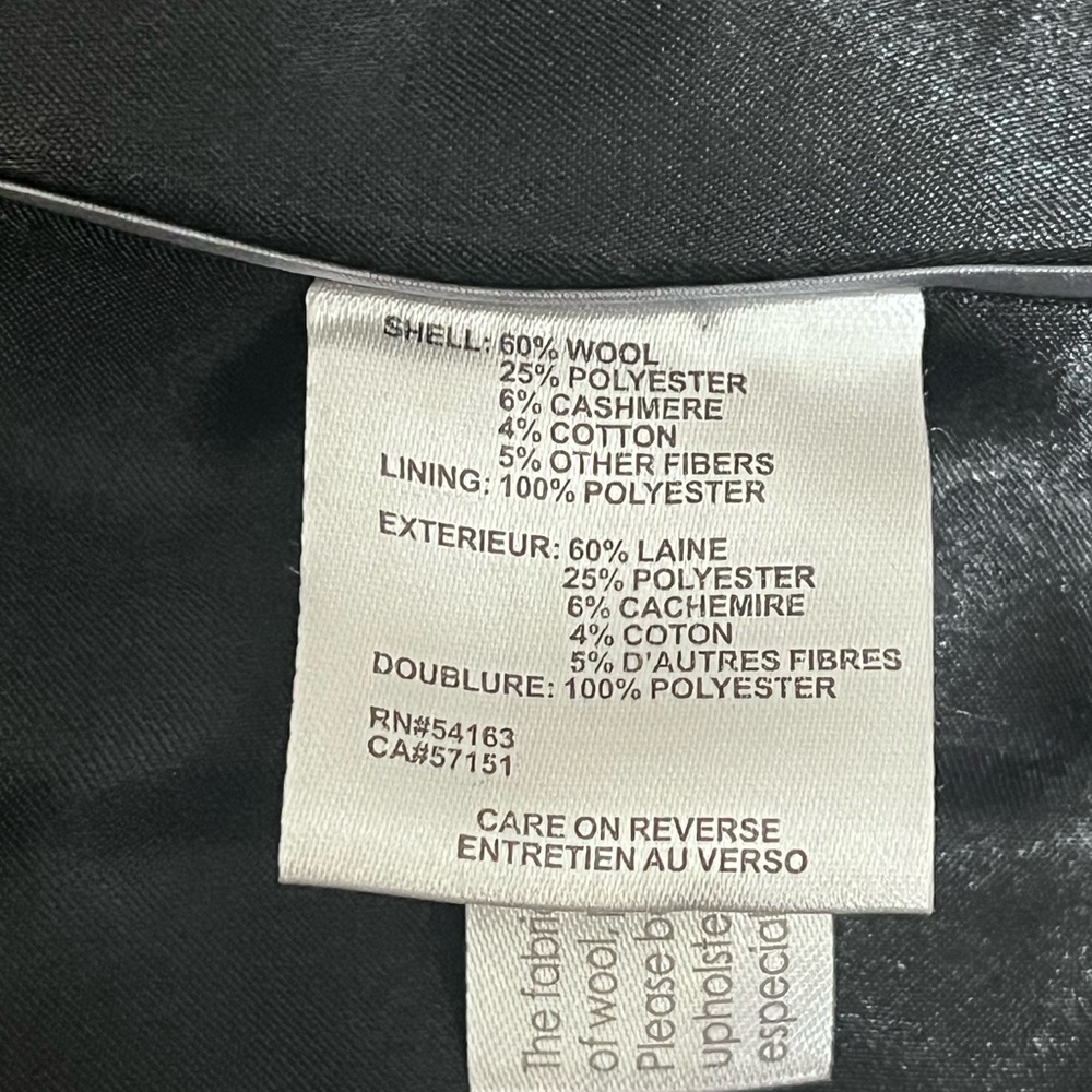 Calvin Klein Black Trench Coat - Picture 4 of 4